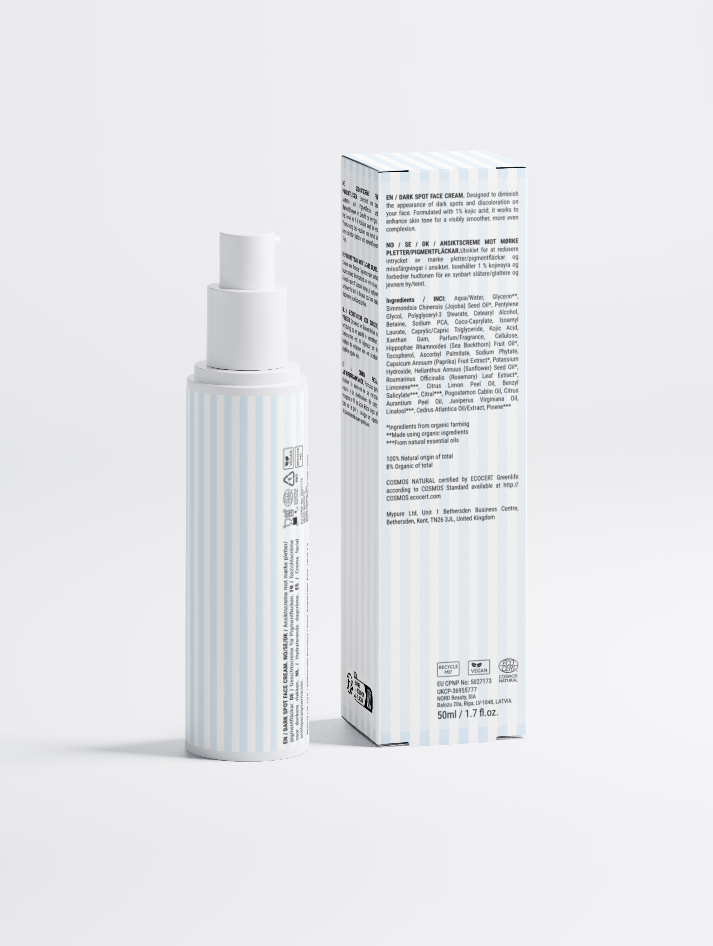 Dark Spot Face Cream with Kojic Acid